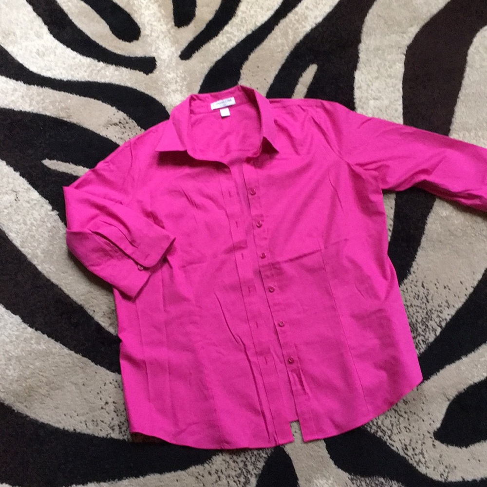 Pink blouse Coldwater Creek